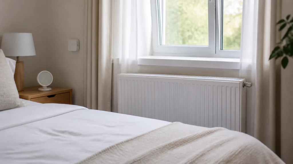 Illustration éditoriale pour l’article « Chauffage de la chambre : quelle température choisir »